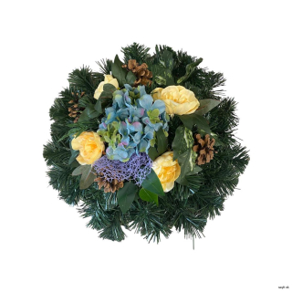 Umelý smútočný veniec Cirlce Various