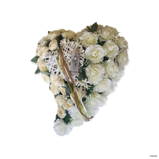 Umelé luxusné srdiečko 